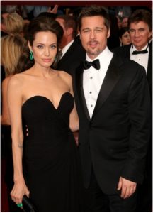 Brad Pitt si Angelina Jolie, la Curtea de Arges