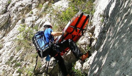 Alpinist bucurestean salvat de Salvamont Arges