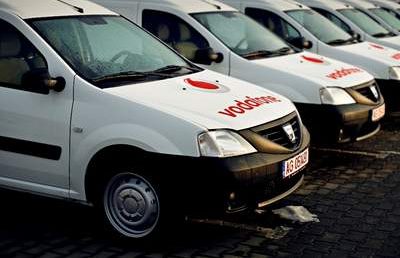 Flota de autovehicule Dacia pentru  Vodafone