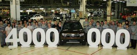 Dacia a ajuns la numarul 4.000.000! (video)