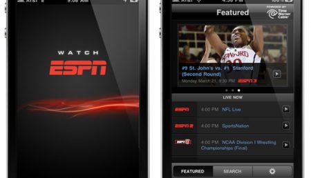 WatchESPN App, special pentru iPhone