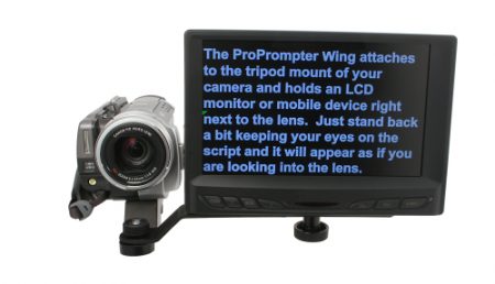 Miniprompter pentru iPad si iPhone