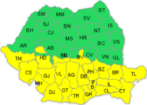 Argeșul, sub cod galben de ploi