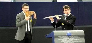 FLAUTUL „FERMECAT” DE LA „DINU LIPATTI”, ÎN PARLAMENTUL EUROPEAN