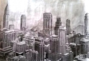 NEW YORK-UL, DESENAT DE DOI ELEVI DE LA „BRĂTIANU”