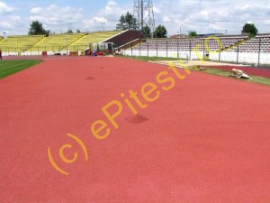 AȘA ARATĂ ACUM NOUA PISTĂ DE ATLETISM DE LA STADIONUL „NICOLAE DOBRIN”! VEZI GALERIE FOTO!