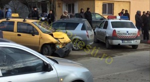 AZI, ACCIDENT CU 3 MAȘINI ÎN ZONA COLEGIULUI „ODOBESCU” (VIDEO)