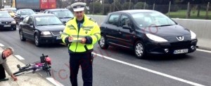 UN ȘOFER A LOVIT UN BICICLIST PE STRADA NEGRU VODĂ ȘI A FUGIT