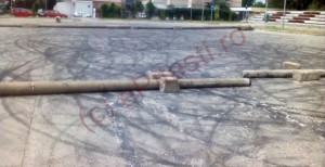 DRIFTURILE DE LA BOWLING, BLOCATE CU STÂLPI DIN BETON