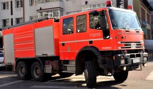 FOC LA UN DEPOZIT DE CHERESTEA
