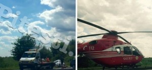 ACCIDENT GRAV! INTERVINE UN ELICOPTER SMURD (VIDEO)