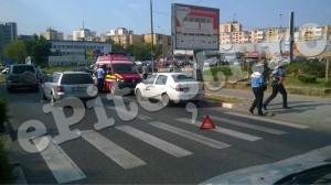 (VIDEO EXCLUSIV) PITEȘTI: PIETON LOVIT PE TRECERE