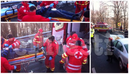 (GALERIE FOTO) ACCIDENT CU VICTIMĂ ÎN ALBOTA