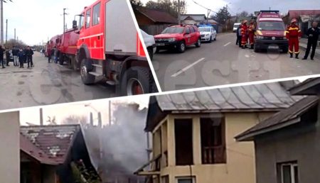 (VIDEO) UPDATE – PITEȘTI: INCENDIU LA CASĂ