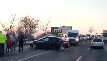 ALBOTA: ACCIDENT. CARAMBOL PE ȘOSEA