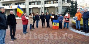 A FOST PROTEST AZI ÎN PITEȘTI