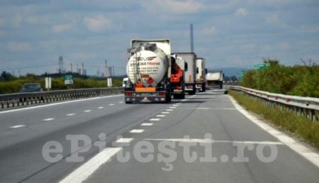 Atenție maximă la km. 38 al autostrăzii A1 pe sensul spre Pitești!