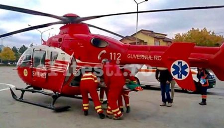 ACUM: ELICOPTER SMURD, CHEMAT LA STADION