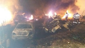 (VIDEO) BILANȚ DEVASTATOR. OFICIAL: CAUZA INCENDIULUI DIN DÂMBOVICIOARA