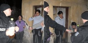 OAMENII STRĂZII AU PRIMIT CEAI CALD DE LA POLIȚIȘTII LOCALI
