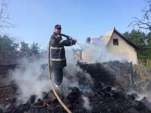 POMPIERUL ZILEI. ÎNGER PĂZITOR PENTRU VICTIMA ACCIDENTULUI DE AZI DIN MIOVENI