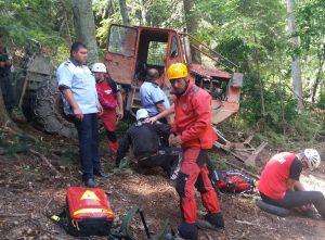 UPDATE: MUNCITOR RĂNIT ÎN PĂDURE. A SUFERIT UN TRAUMATISM CRANIAN