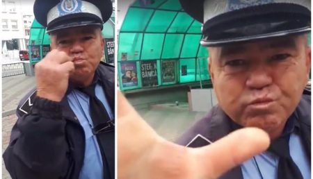 (VIDEO) POLIȚIST LOCAL, AGRESIV CU UN BĂRBAT CARE ÎI SOLICITASE INTERVENȚIA