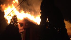 (VIDEO) INCENDIU VIOLENT ÎN COȘEȘTI. COȘMARUL UNEI FAMILII CARE ȘI-A VĂZUT VILA ÎN FLĂCĂRI