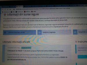 GUVERNUL ROMÂNIEI A LANSAT UN SITE DESPRE CORONAVIRUS