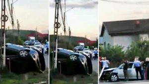 UPDATE/VIDEO – COLIZIUNE PE CONTRASENS, ÎN BUDEASA
