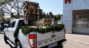 (VIDEO) MOAȘTELE SFINTEI MUCENIȚE FILOTEIA, LA SPITALUL JUDEȚEAN