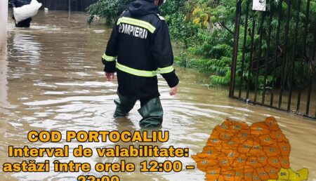 AVERTIZARE METEO, COD PORTOCALIU ÎN ARGEŞ