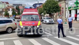 (VIDEO) PIETON ACCIDENTAT PE STRADA CRINULUI DIN PITEŞTI