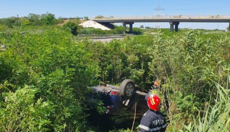 UPDATE/FOTO: ACCIDENT GRAV PE AUTOSTRADĂ