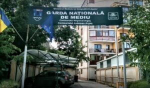 COMISARII GĂRZII DE MEDIU VERIFICĂ LOCUL INCENDIULUI CARE A SUFOCAT PITEŞTIUL