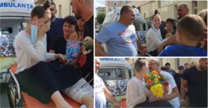 VIDEO: TÂNĂRA MOTOCICLISTĂ ACCIDENTATĂ LA LEREŞTI A REVENIT ACASĂ. SURPRIZA CELOR DRAGI A EMOŢIONAT-O PÂNĂ LA LACRIMI