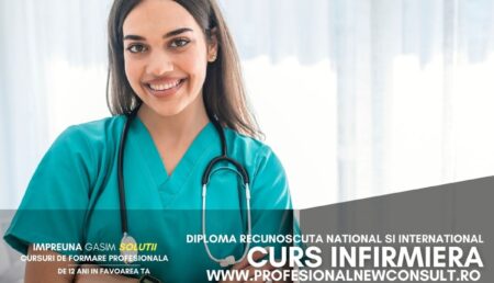 LOCURI LIMITATE – CURS INFIRMIERĂ ORGANIZAT DE PROFESIONAL NEW CONSULT