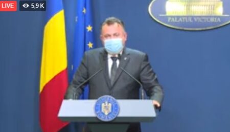 VIDEO: MINISTRUL SĂNĂTĂȚII, MESAJ CĂTRE ROMÂNI