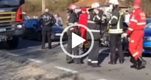 VIDEO: ACCIDENT LA BĂICULEȘTI