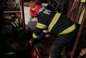 VIDEO: POMPIERII AU REUȘIT SĂ SALVEZE CALUL CĂZUT ÎN CANAL