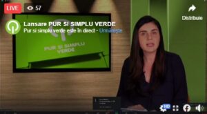 LIVE: Videoconferință de lansare a Asociației „Pur și Simplu Verde”