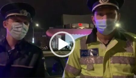 Video: Poliţiştii pregătesc peste 100 de amenzi pentru protestatarii din Piteşti