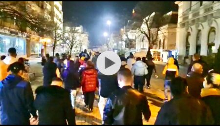Video – Piteștenii din nou în stradă! Protestează împotriva restricțiilor!