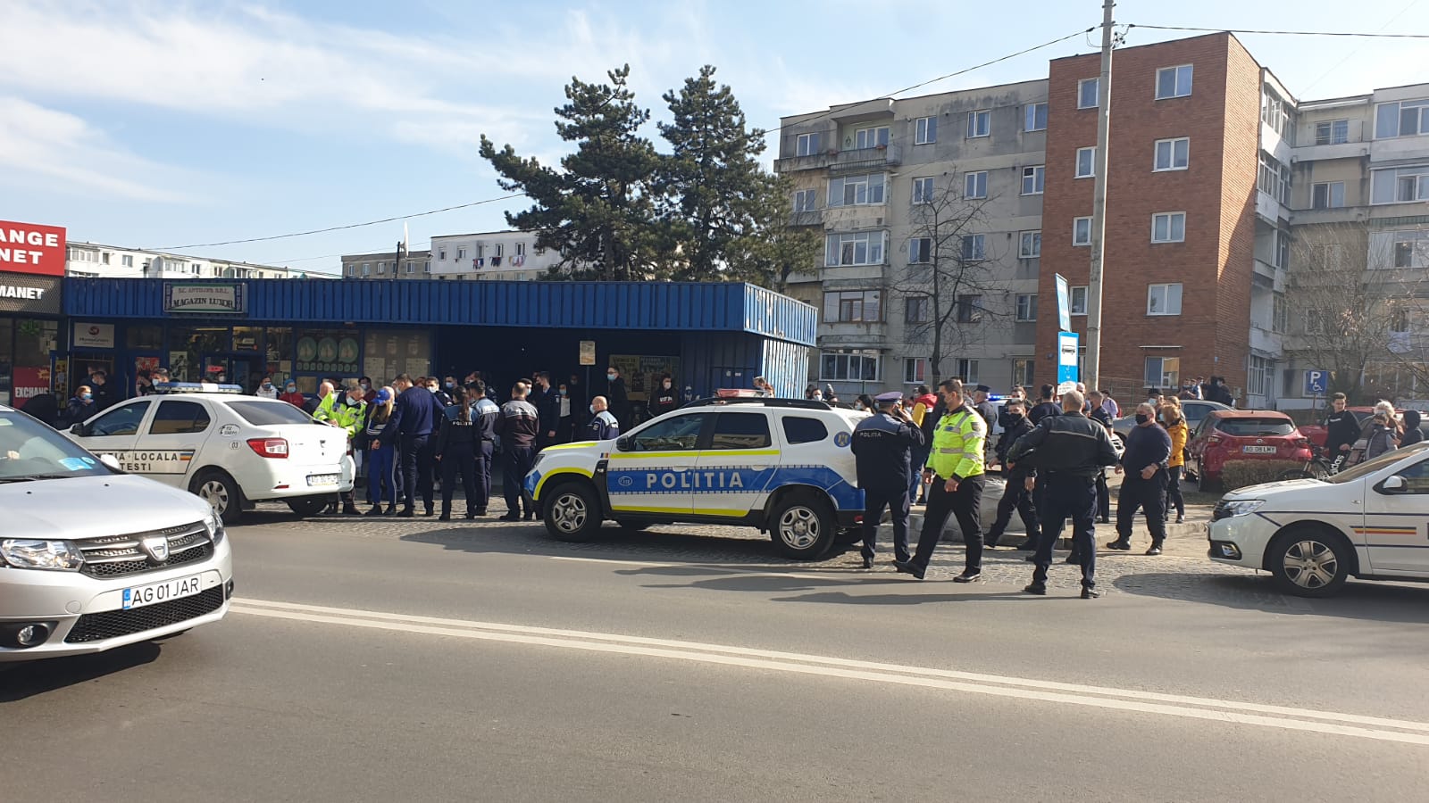 Conflict-monstru în Pitești!