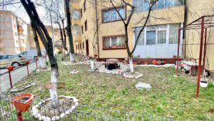 Video – Locatarul unui bloc din Găvana „și-a tras” curte!
