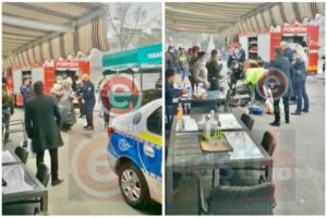Video/Exclusiv: Bărbatul de la Autogara Sud, trântit cu faţa de asfalt de un poliţist