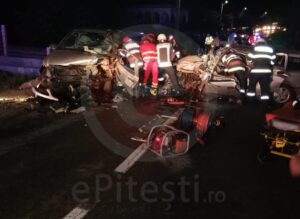 Accident grav în Argeș. Victime multiple, încarcerate