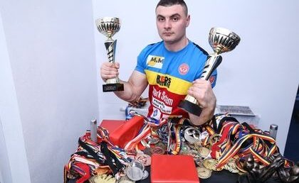 Argeșeanul cu „brațe de fier”, Viorel Dobrin, se pregătește pentru Campionatul Național