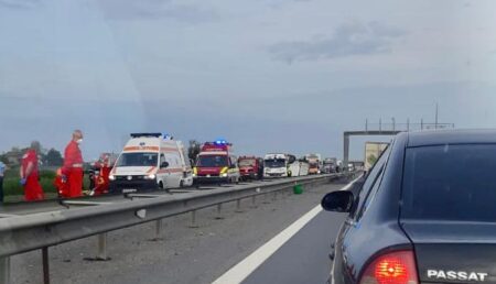 Pieton accidentat mortal pe Autostrada A1