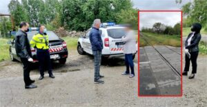Salvat de poliţiştii locali. Un piteştean a stat întins pe calea ferată două ore, aşteptând trenul